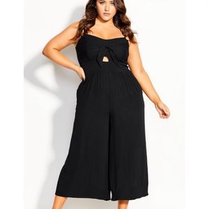 City chic romper black size 22/24 generous fit